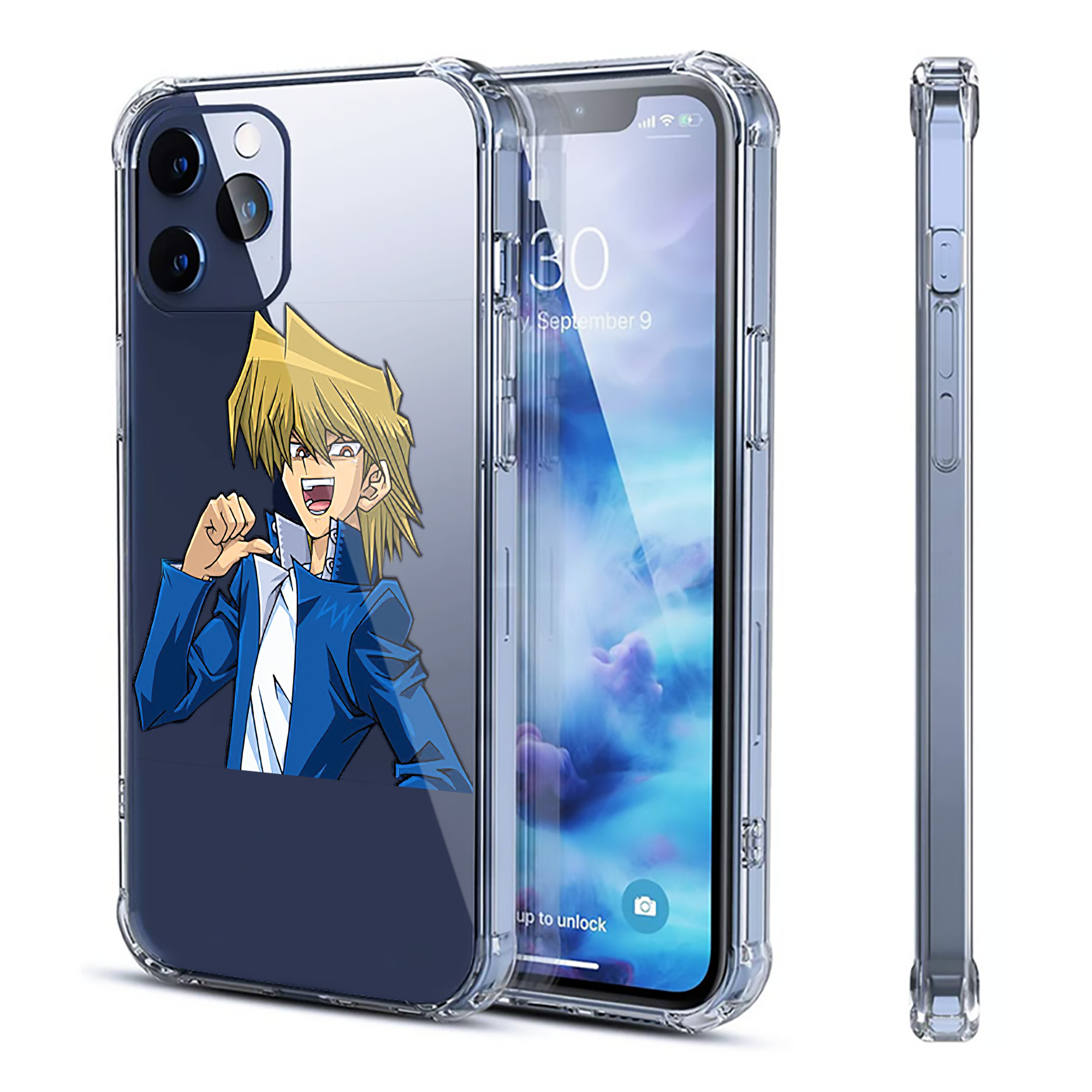 （画像用） 遊☆戯☆王 Yu-Gi-Oh! 【iPhone 12シリーズ対応】透明スマホケース（クリアソフトケース）